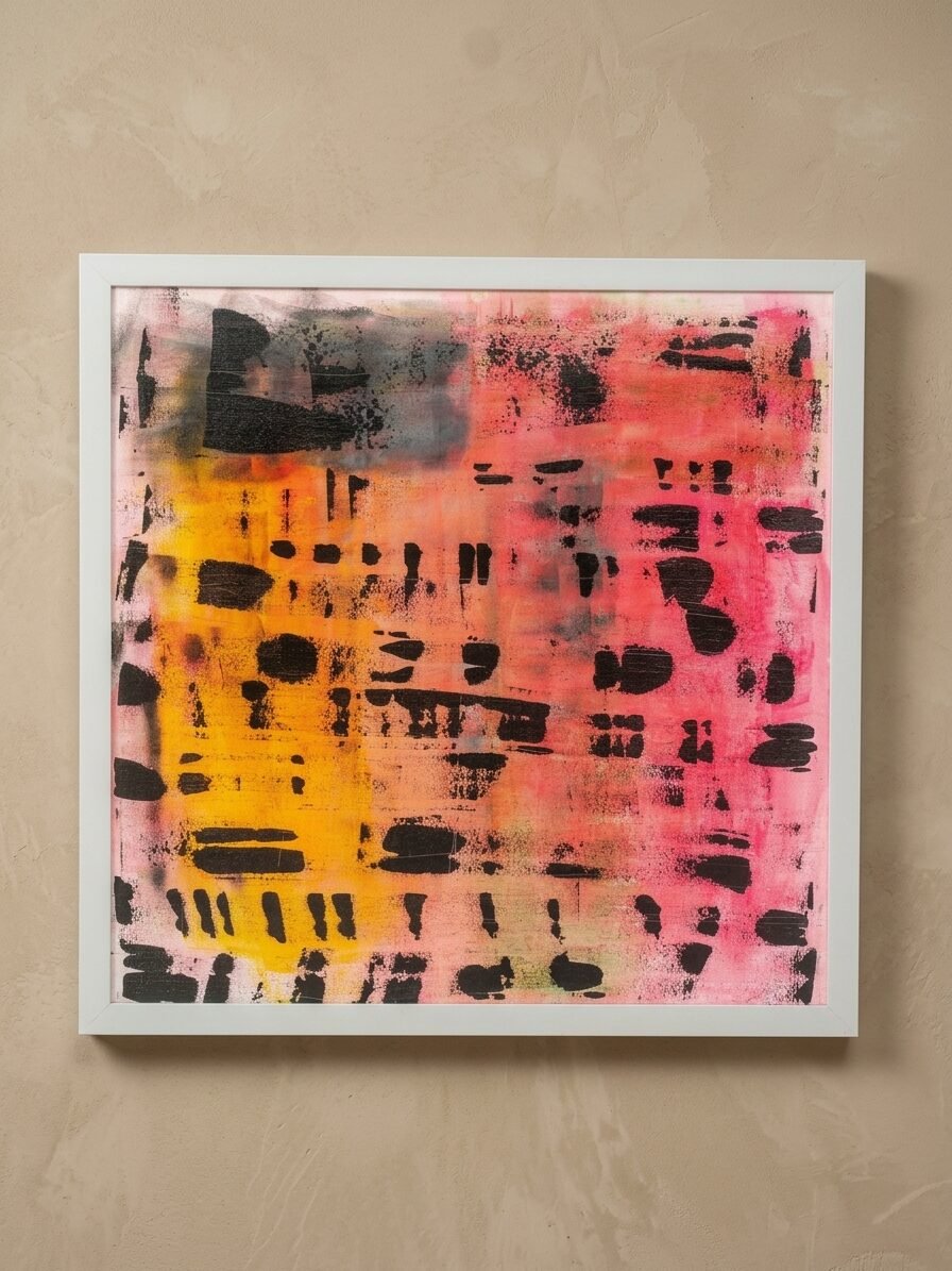 Vibrant Rhythm Abstract Wall Art by Lilium and Loft