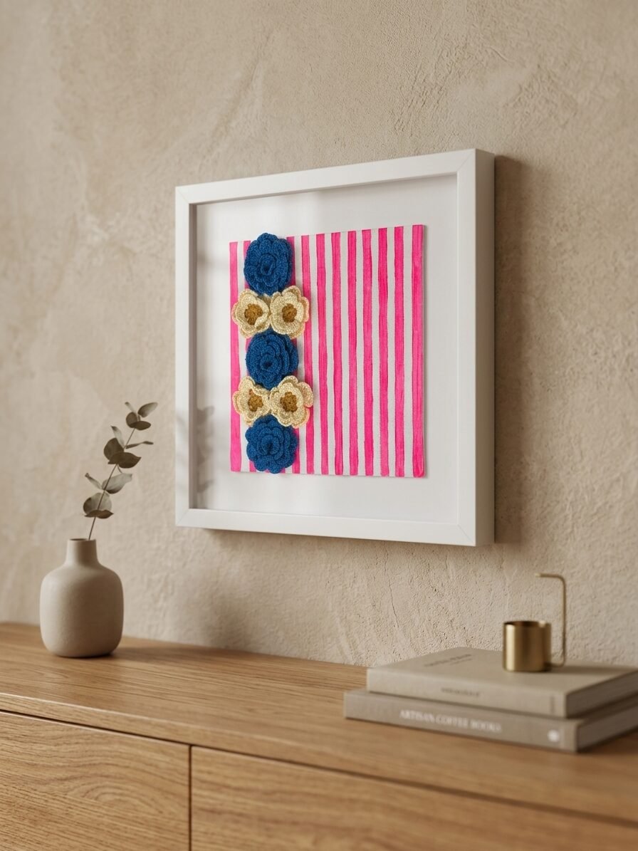 Botanical illustration featuring colorful blooms and elegant natural designs
