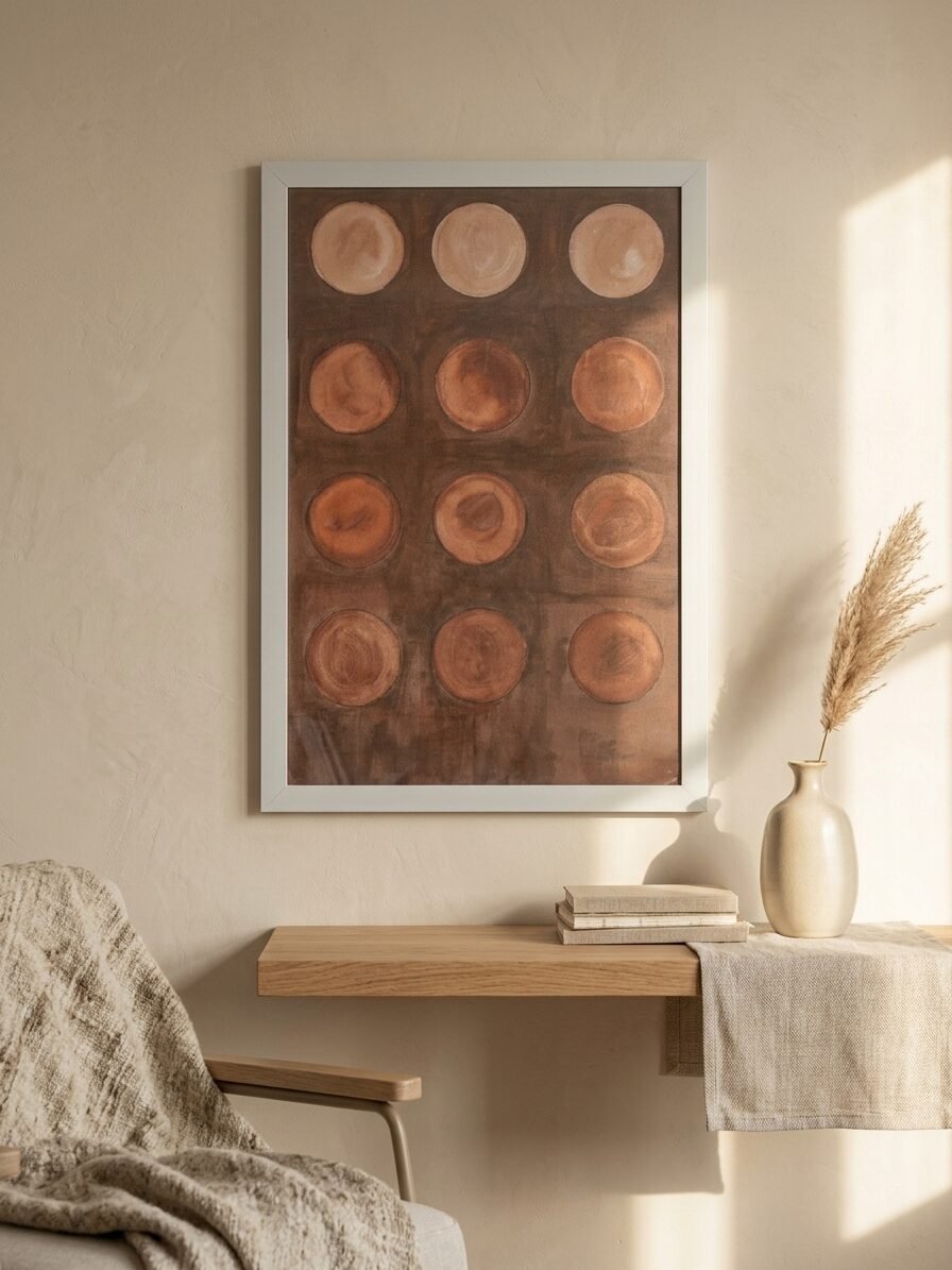Modern abstract design representing mystery, creativity, and visual exploration
