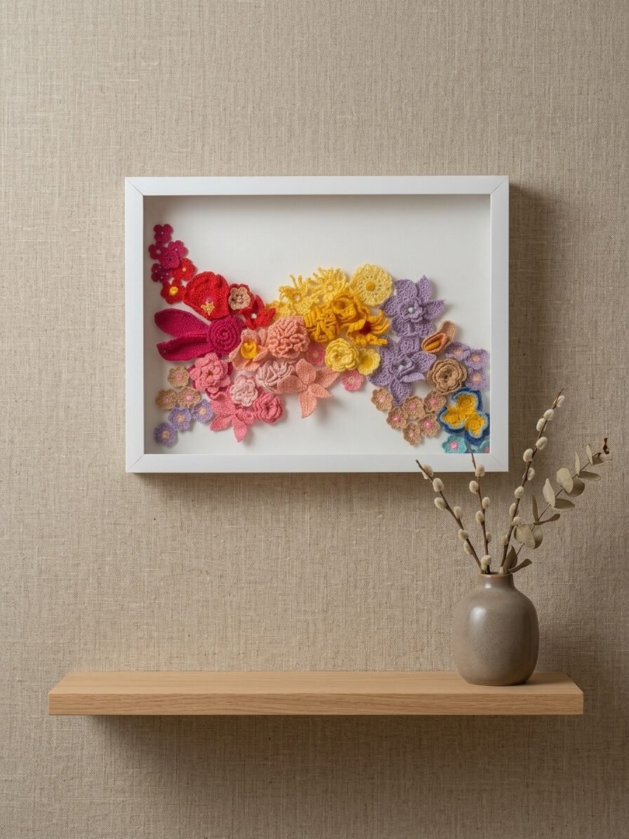 Creative flower illustration featuring layered petals and elegant floral patterns