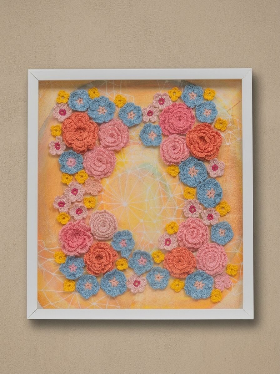 Florique Crochet Wall Art