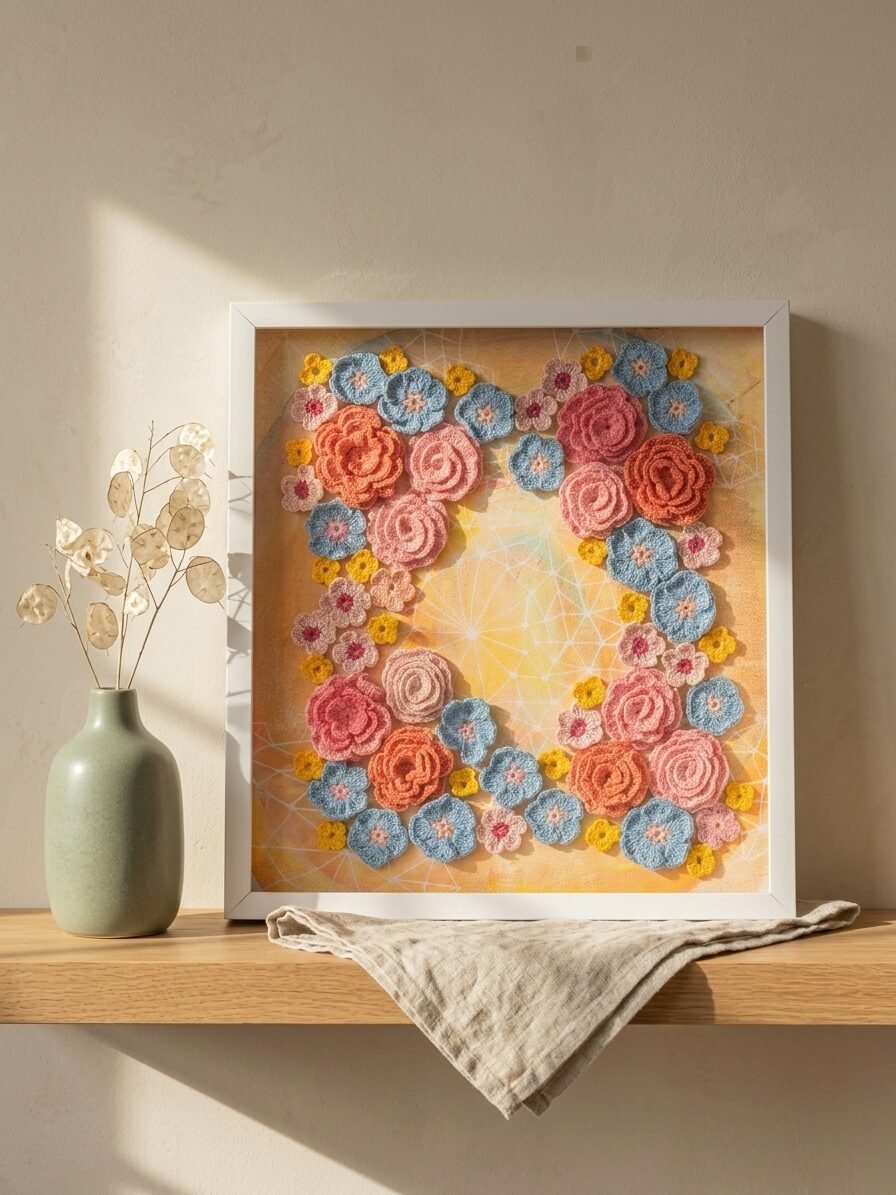 Florique artwork featuring elegant flowers, botanical patterns, and creative artistic details
