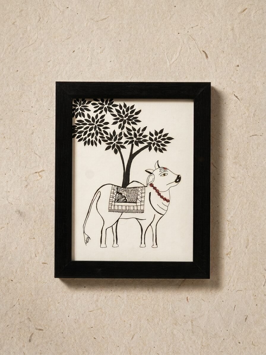 Nandhi Sacred Bull Wall Art