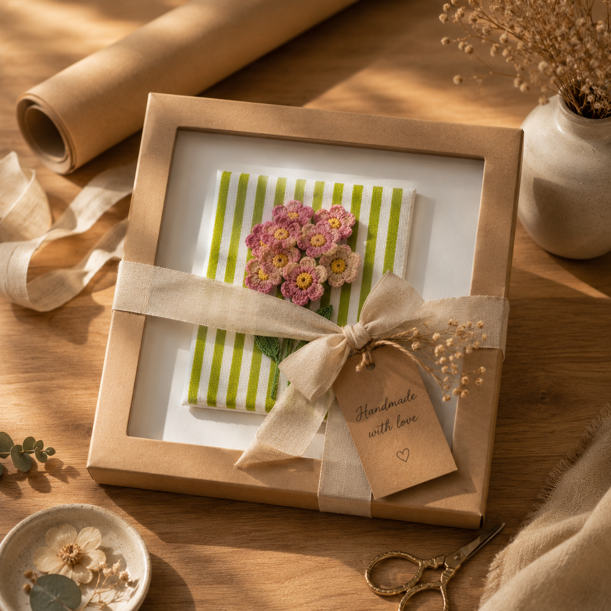 Handmade artisan home décor celebrating creativity and sustainable craftsmanship.