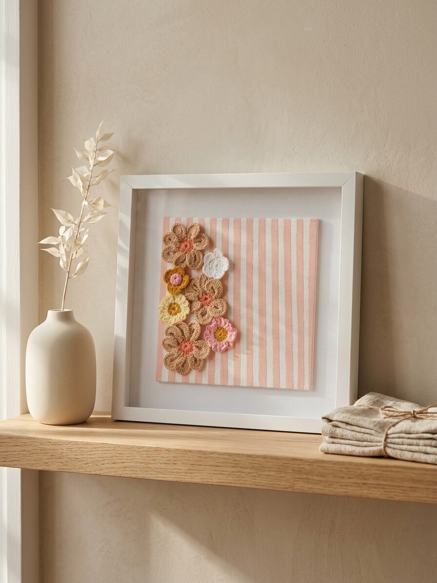 Peach Blossom artwork featuring soft peach flowers, floral patterns, and elegant artistic details