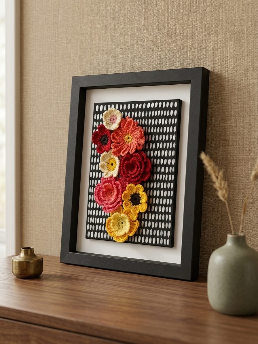 Creative flower illustration with soft petals, botanical elements, and artistic expression