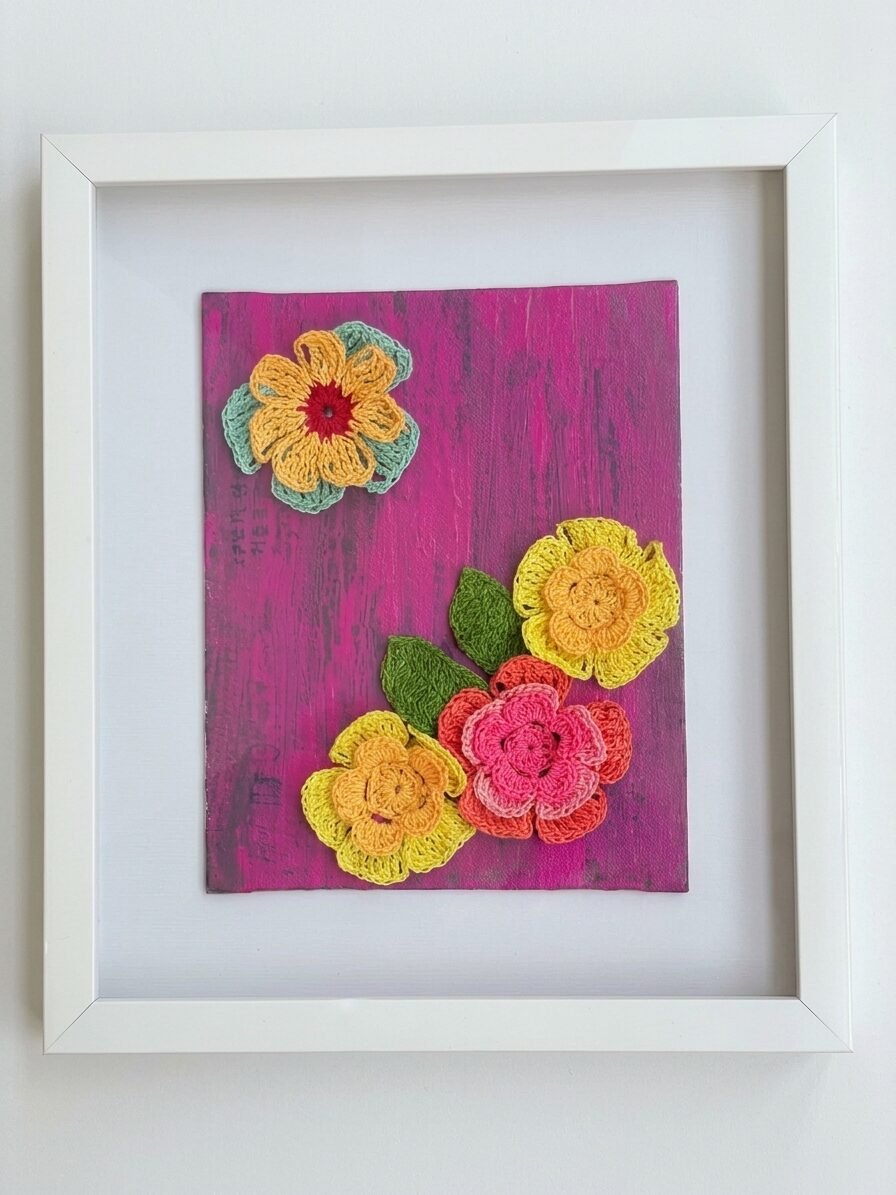 Velvet Garden Handcrafted Wall Art