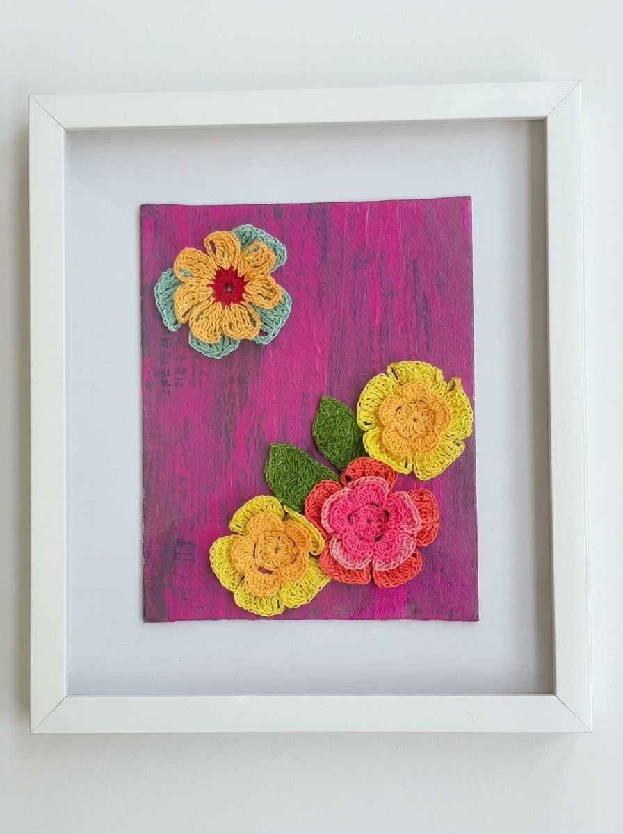 Velvet Garden Handcrafted Wall Art