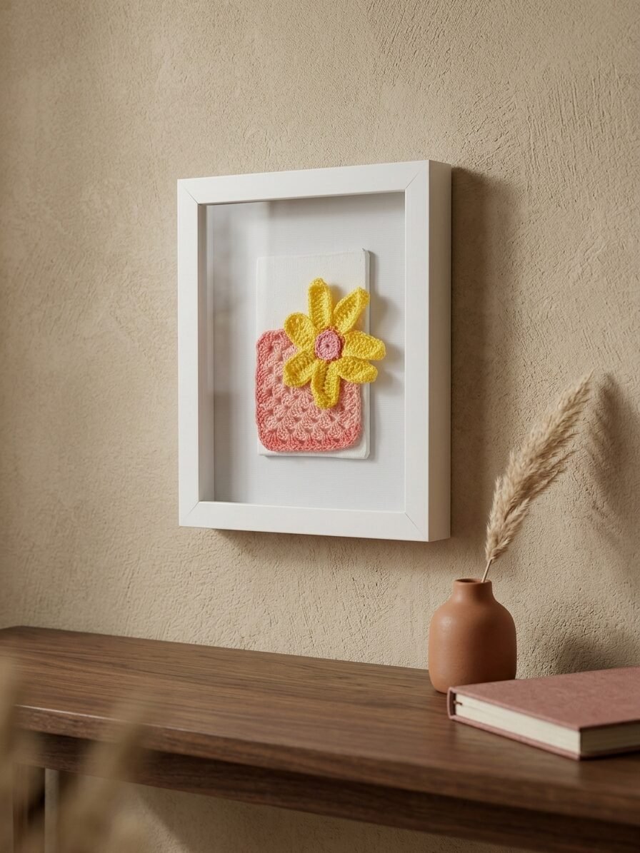 Nature inspired floral artwork representing warmth, happiness, and positivity