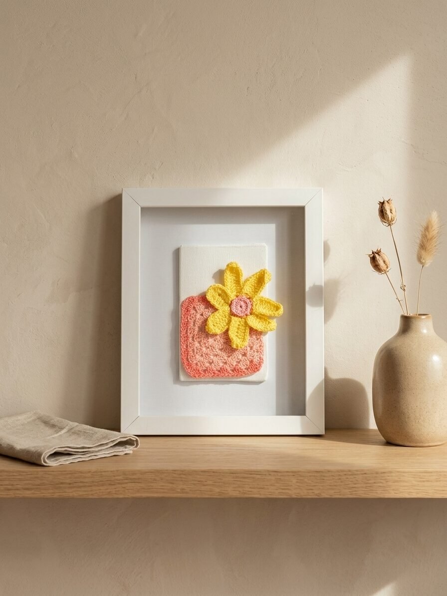 Sunbloom artwork featuring bright flowers, golden tones, and elegant floral artistic details