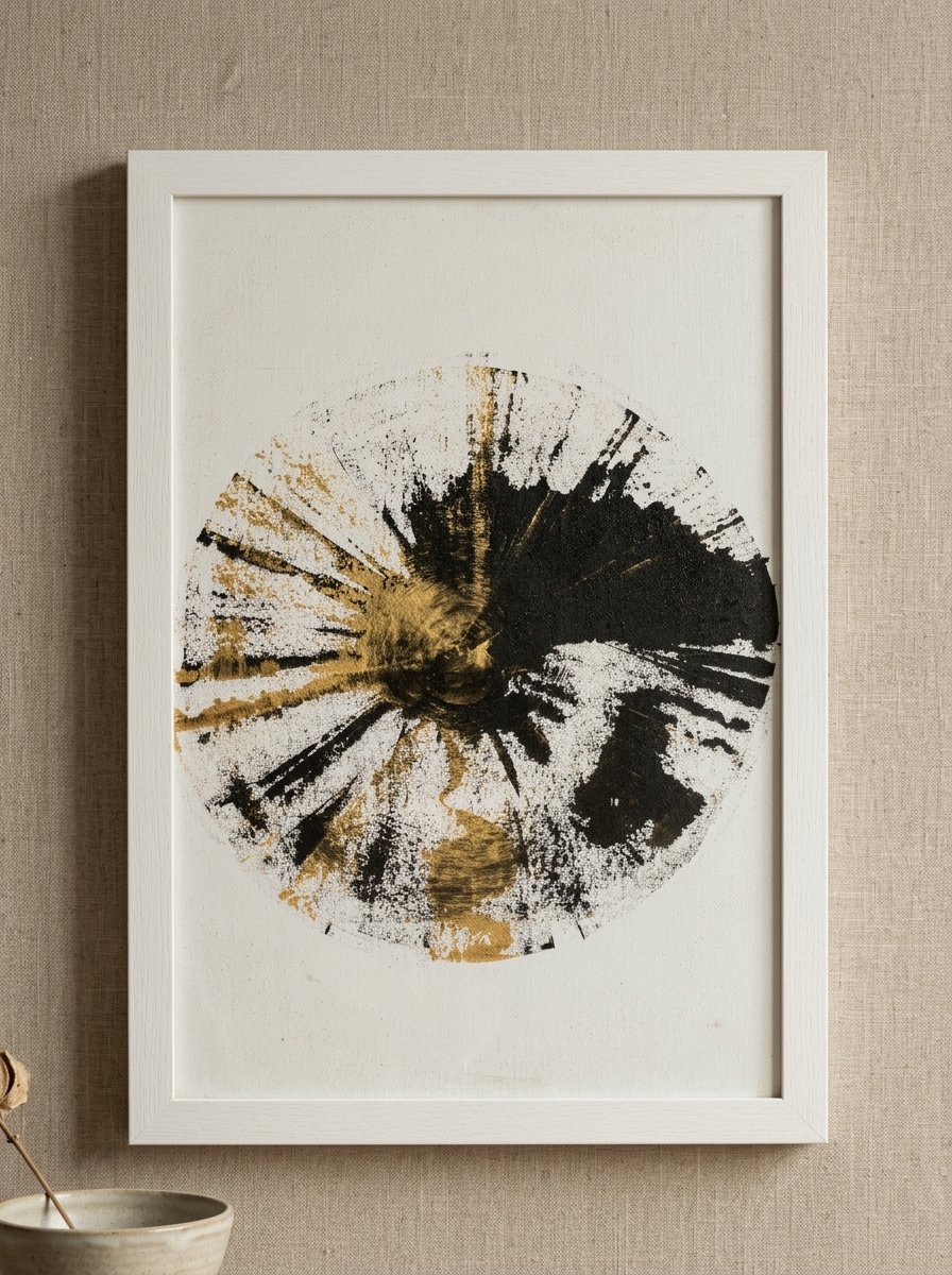 Solar Eclipse Abstract Wall Art
