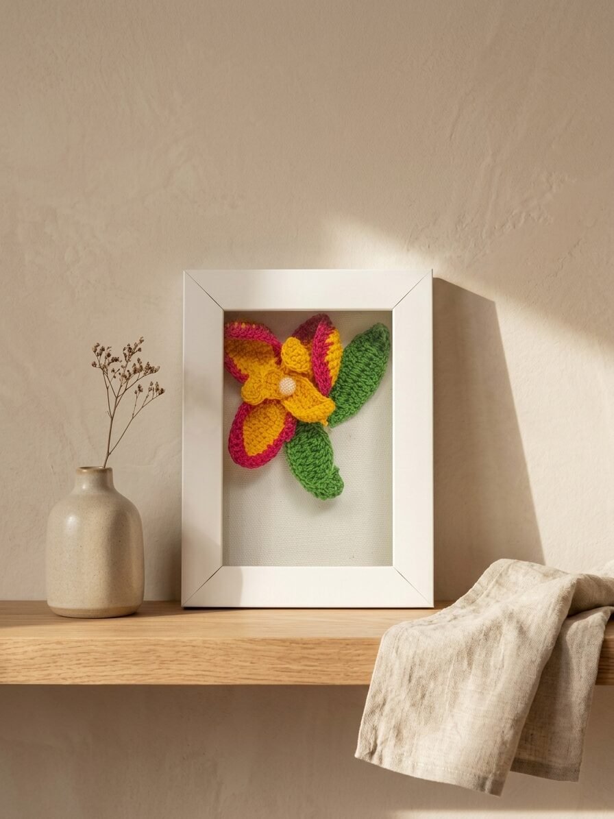 Single Flower artwork featuring a delicate bloom, floral details, and elegant artistic design