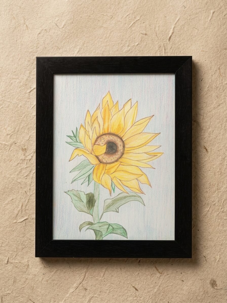 Sun Flower Wall Art