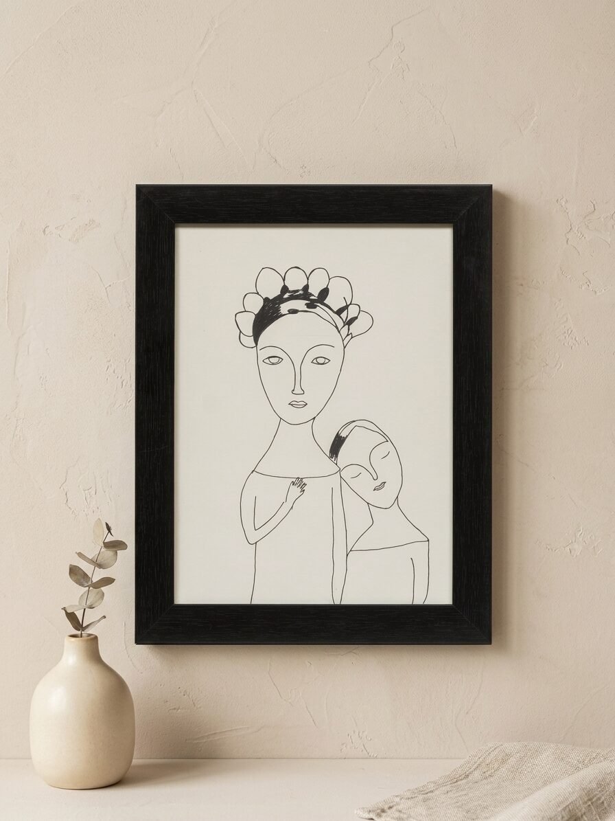 Handmade artwork representing comfort, safety, and a peaceful sanctuary