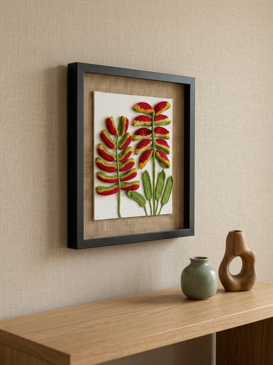 Nature inspired artwork featuring tropical themes and artistic expressions