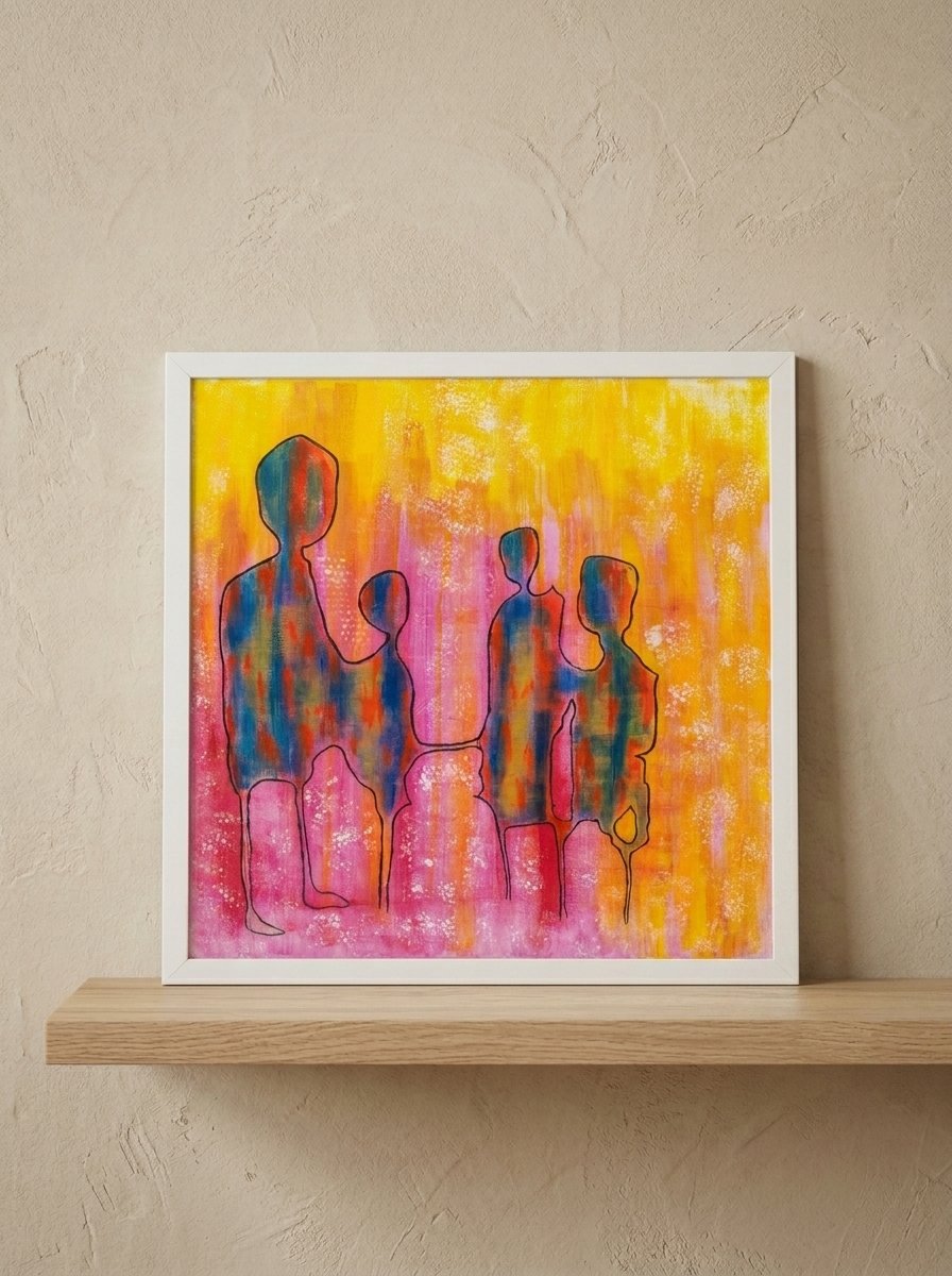 Artistic composition inspired by relationships, community, and harmony