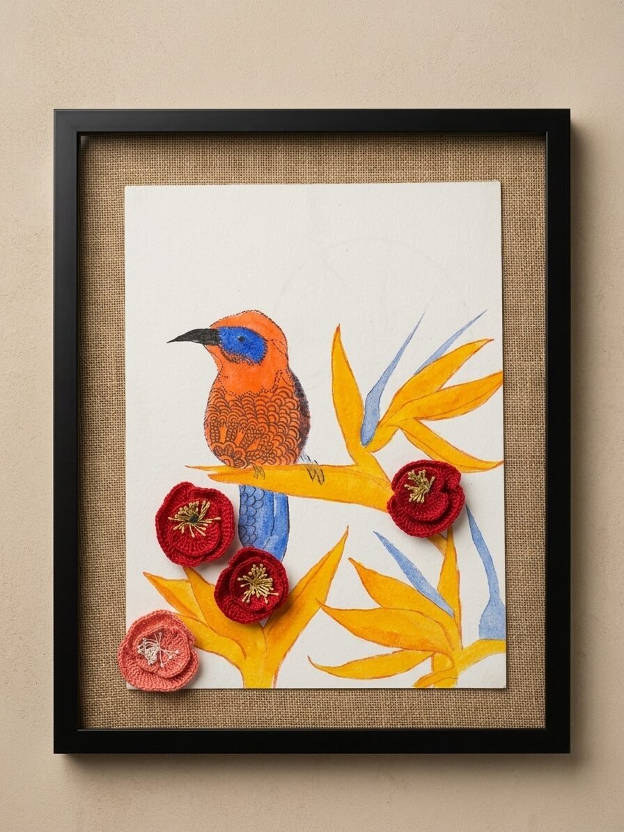 The Silent Songbird Bird Wall Art by Lilium and Loft