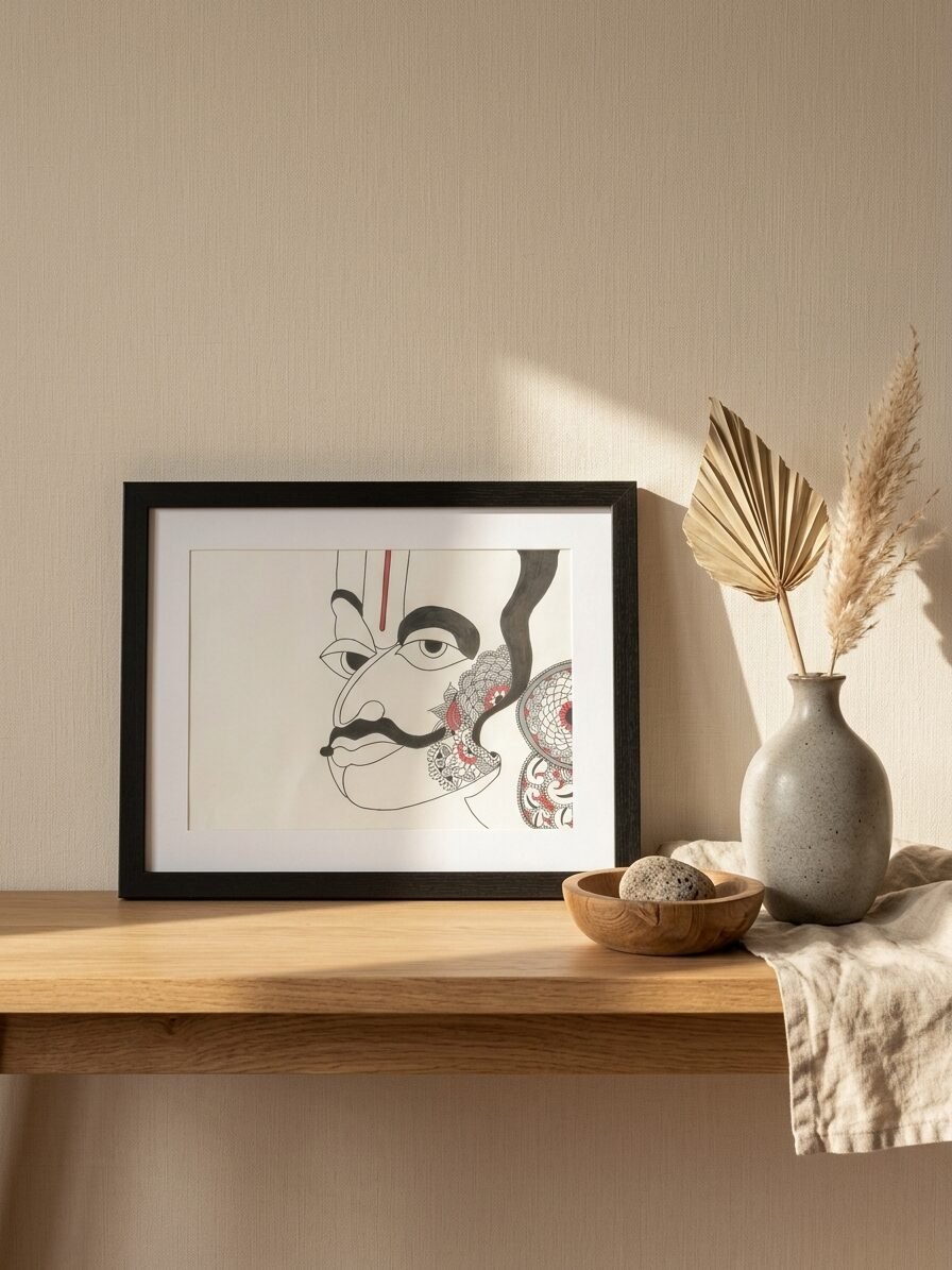 Traditional artwork inspired by bravery, valor, and cultural identity