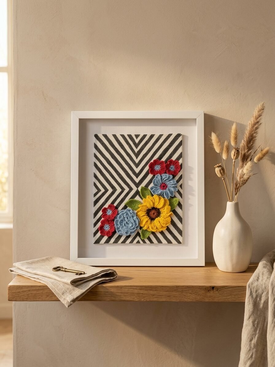 Vibrance artwork featuring bright colors, abstract patterns, and creative artistic details