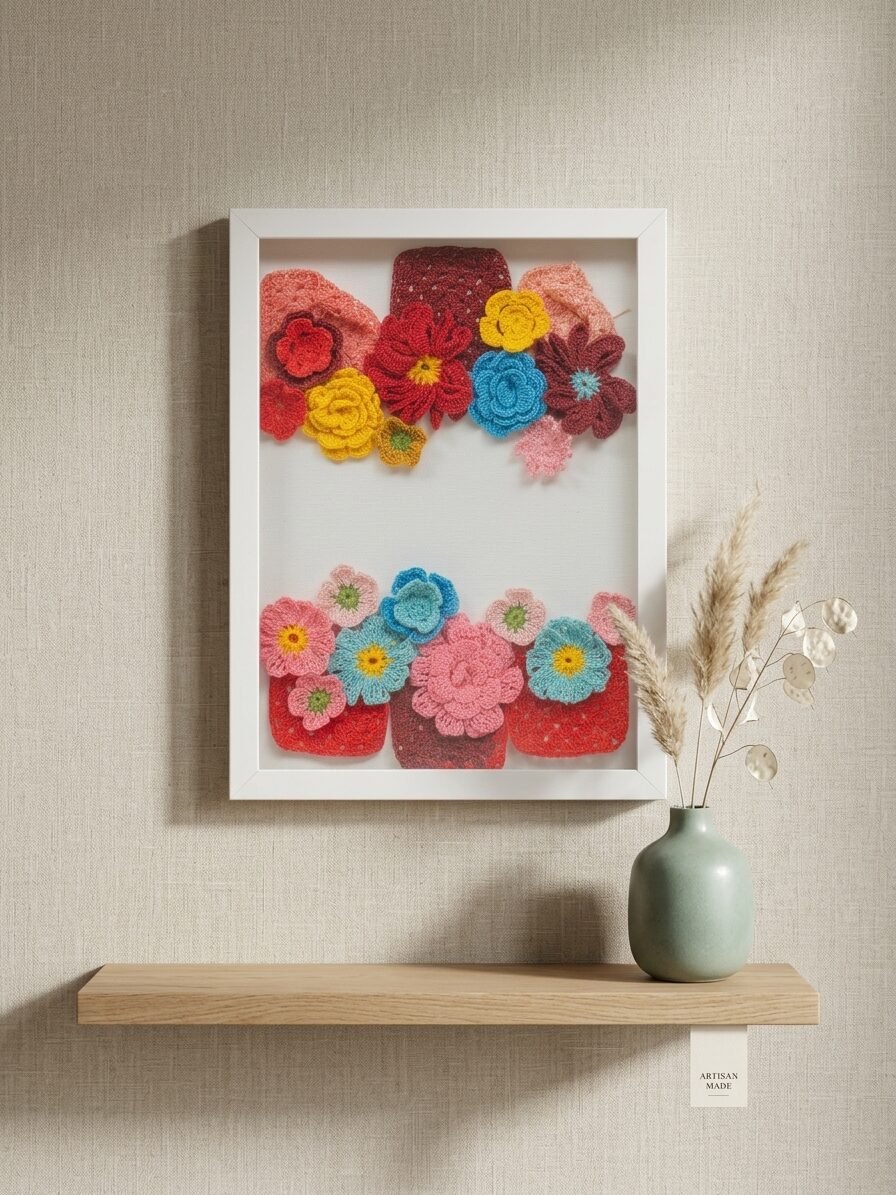 Vertical Garden artwork featuring green plants, botanical elements, and natural artistic details