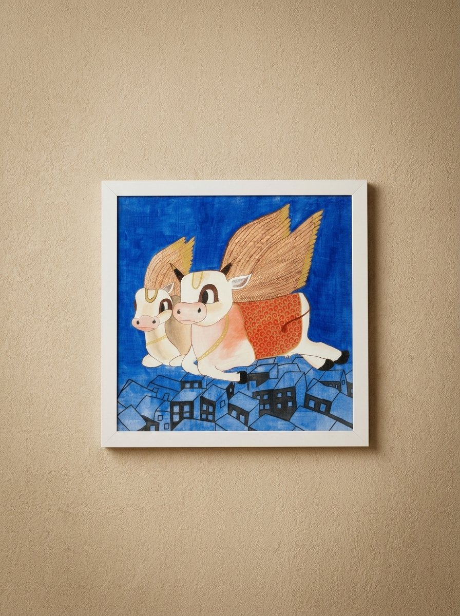 Wings of Joy Folk Wall Art by Lilium and Loft